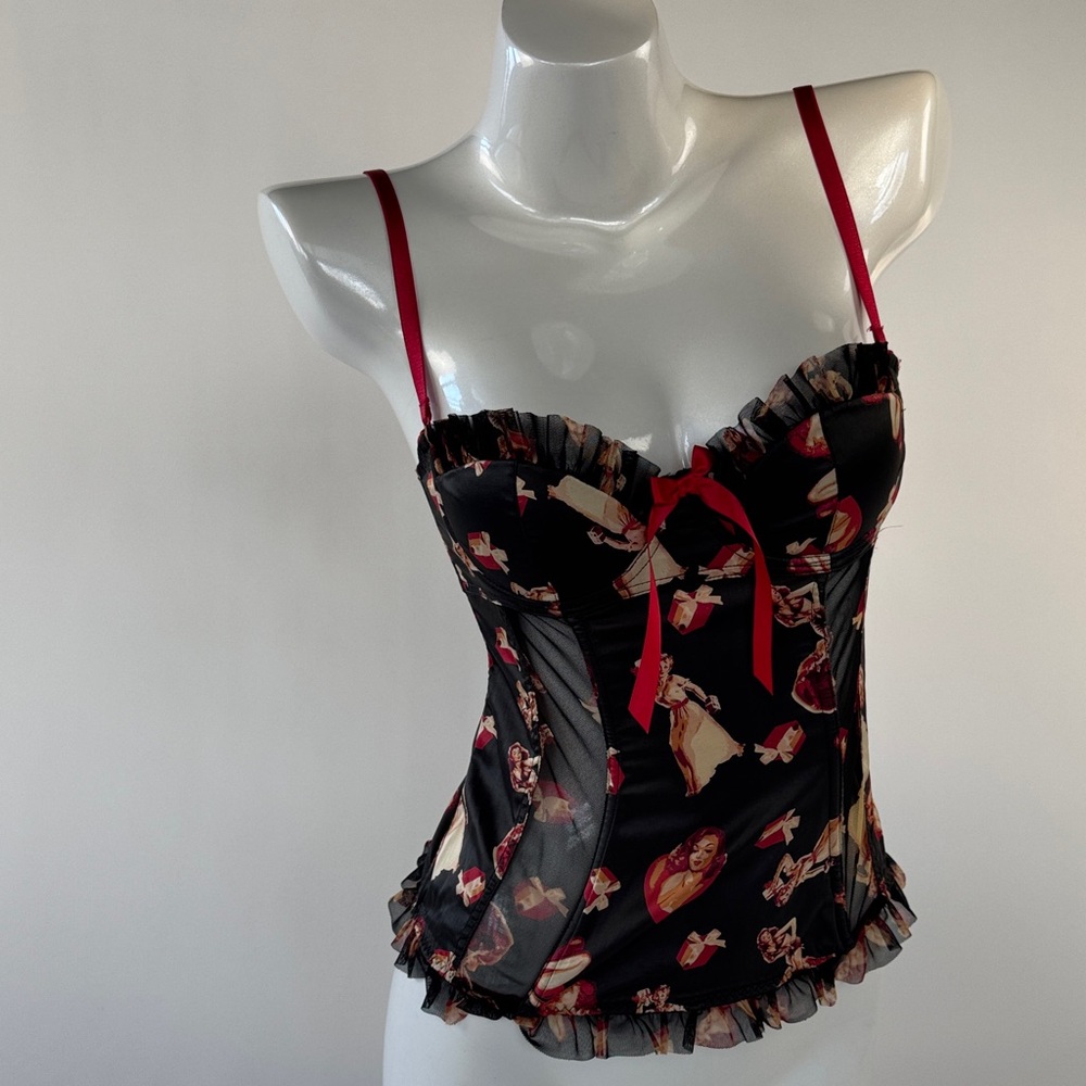 Victoria’s Secret Vintage 2005 Christmas PinUp Girls Corset